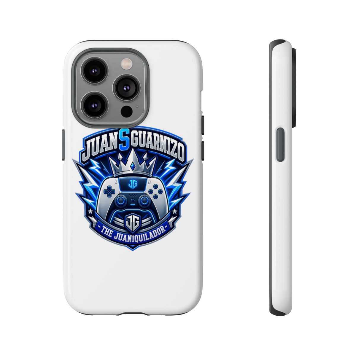Juan Guarnizo "JuanSGuarnizo - The Juaniquilador" Phone Case - alternate angle 3, merchandise