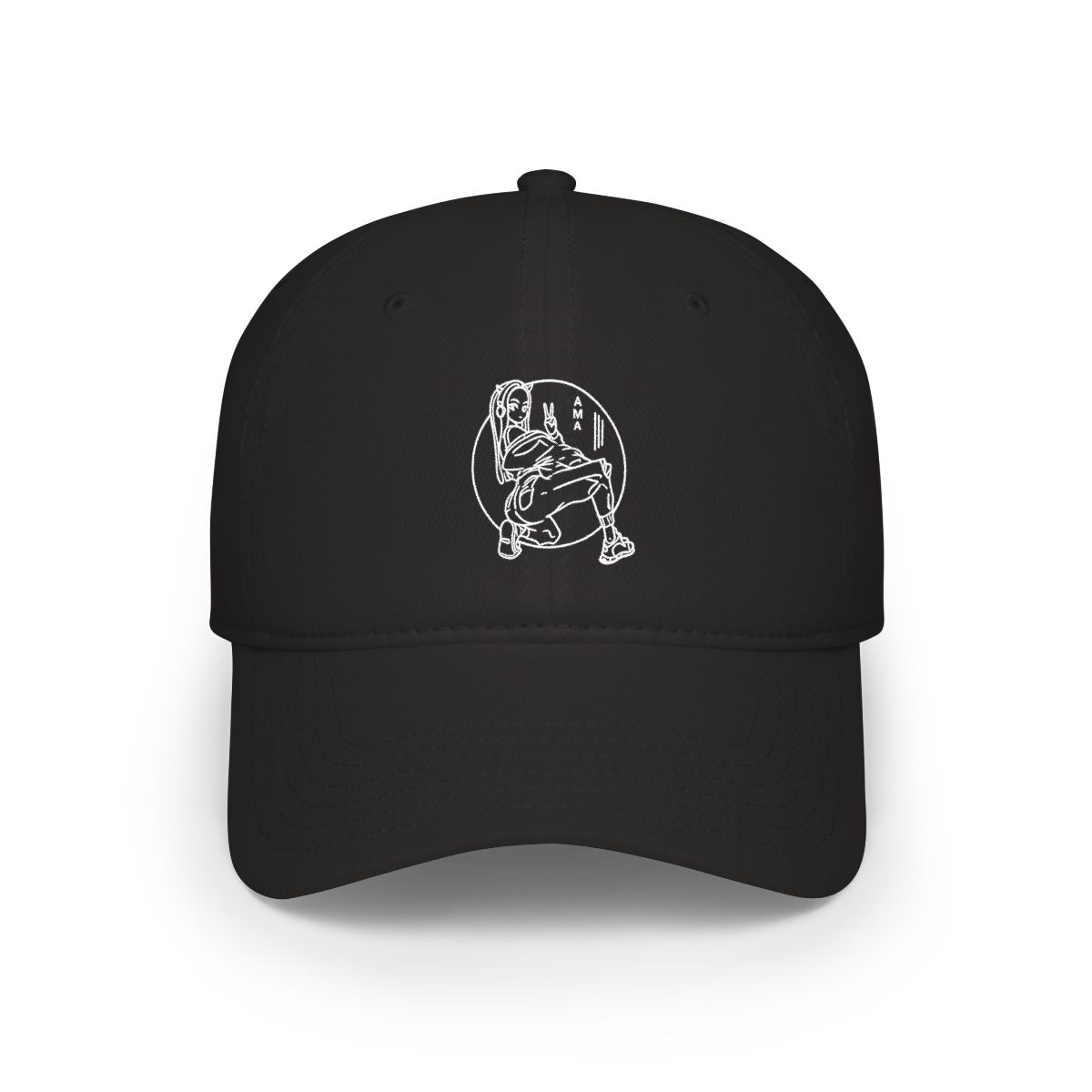 Skateboarding Skeleton Cap | Embroidered Baseball Cap | Juan Guarnizo