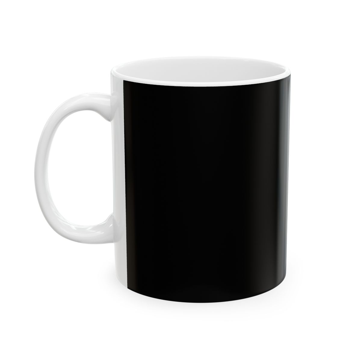 Skeleton Astronaut Mug | Black Ceramic Coffee Cup | Juan Guarnizo - alternate angle 3, merchandise